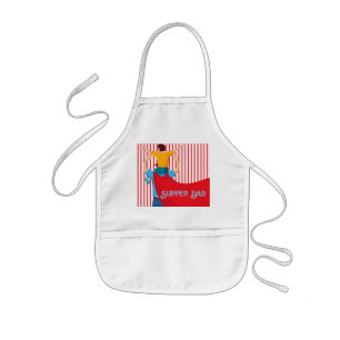 Vatertagsgeschenk für Super Dad Apron Kinderschürze