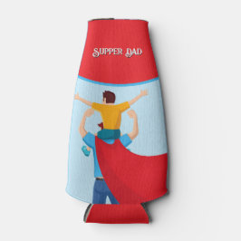 Vatertagsgeschenk für Supper Dad Flaschenkühler