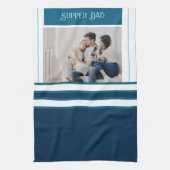 Vatertagsgeschenk für Supper Dad Geschirrtuch (Vertikal)
