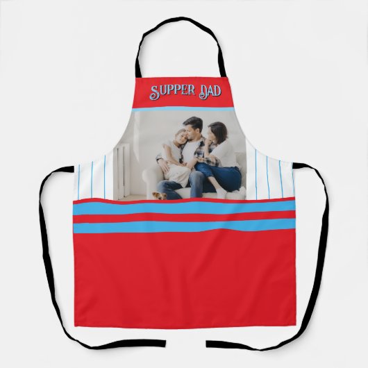 Vatertagsgeschenk für Supper Dad Schürze (Vorderseite)