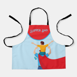 Vatertagsgeschenk für Supper Dad Schürze