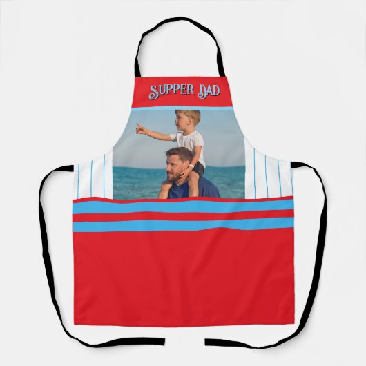 Vatertagsgeschenk für Supper Dad Schürze (Vorderseite)