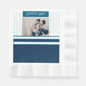 Vatertagsgeschenk für Supper Dad Serviette (Vorderseite)