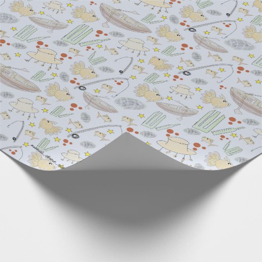 Vatertagsgeschenk Geschenkpapier (Ecke)