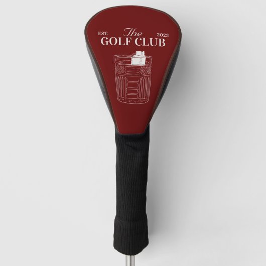 Vatertagsgeschenk Golf Headcover (Vorderseite)