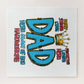 Vatertagsgeschenk | Heldenmann Puzzle (Horizontal)