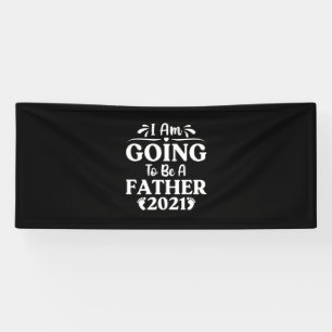 Vatertagsgeschenk Ich werde Vater sein Banner