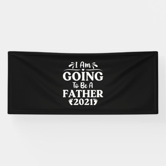 Vatertagsgeschenk | Ich werde Vater sein Banner (Horizontal)