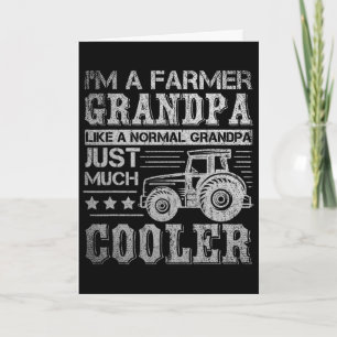 Vatertagsgeschenk Idee Opa Traktor Landwirt Karte