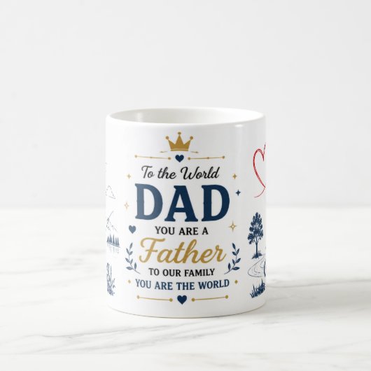 Vatertagsgeschenk Kaffeetasse (Mittel)