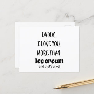 Vatertagsgeschenk, Lustiges Geburtstagsgeschenk fü Postkarte