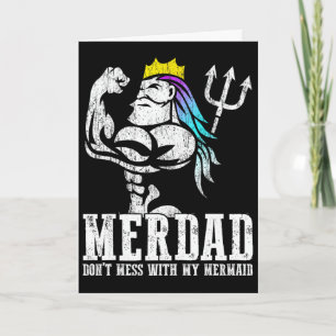 Vatertagsgeschenk Merdad Verarsch Mein Meerjungfra Karte