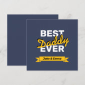 Vatertagsgeschenk | Personalisierte Karte (Vorne/Hinten)