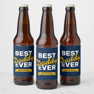 Vatertagsgeschenk   Personalisiertes Bier Bierflaschenetikett
