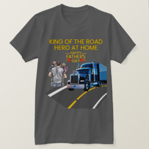 Vatertagsgeschenk - Straßenkönig, Helden auf Zuhau T-Shirt