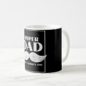 Vatertagsgeschenk, Super Papa Kaffeetasse (VorderseiteRechts)