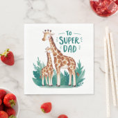 Vatertagsgeschenk | To Super Vater Serviette (Beispiel)