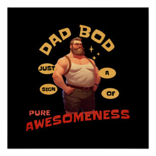 Vatertagsgeschenk Vater Bod Phantastisch Poster