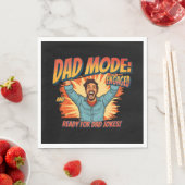 Vatertagsgeschenk | Vater-Modus Serviette (Beispiel)
