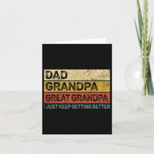 Vatertagsgeschenk von Enkelkindern Vater Opa Groß  Karte