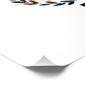 Vatertagsgeschenk | Zu viele Kinder Poster (Ecke)