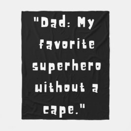 Vatertagsgeschenke / Bester Vater je 2024 Fleecedecke