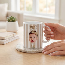 Vatertagsgeschenke für Papa Baby-Gesicht-Tasse
