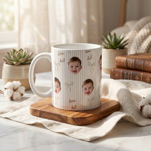 Vatertagsgeschenke für Papa Braune Streifen-Schlei Kaffeetasse