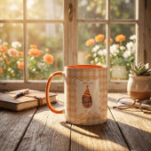 Vatertagsgeschenke für Papa Orange Tasse