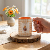Vatertagsgeschenke für Papa Orange Tasse