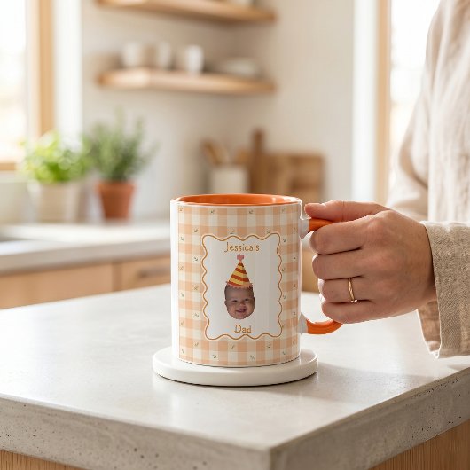 Vatertagsgeschenke für Papa Orange Tasse