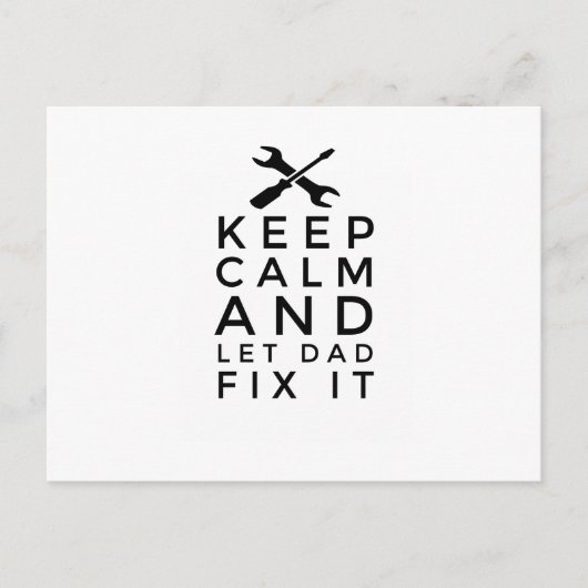 Vatertagsgeschenke für Vater Postkarte (Vorderseite)