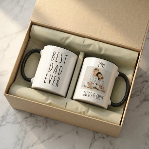 Vatertagsgeschenke Individuelles Foto Best Dad Eve Tasse