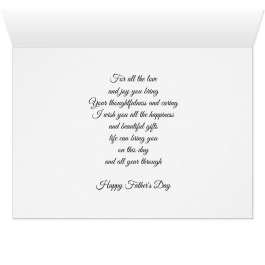 Vatertagskarte (Innenansicht Horizontal (Unten))