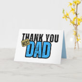 Vatertagskarte, Dankeschön an den Vater Karte (Gelbe Blume)