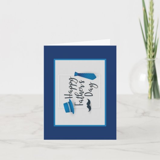 Vatertagskarte Dankeskarte (Vorderseite)