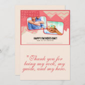 Vatertagskarte Dankeskarte (Vorne/Hinten)