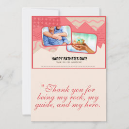 Vatertagskarte Dankeskarte