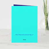 Vatertagskarte Dankeskarte (Rückseite)