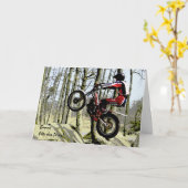 Vatertagskarte des Versuchsreiters französische Karte (Gelbe Blume)