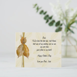 Vatertagskarte - Ehre ihn! Postkarte