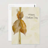 Vatertagskarte - Ehre ihn! Postkarte (Vorne/Hinten)