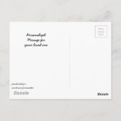 Vatertagskarte - Ehre ihn! Postkarte (Rückseite)