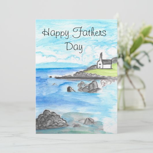 Vatertagskarte Einladung (Stehend Vorderseite)