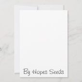 Vatertagskarte Einladung (Rückseite)