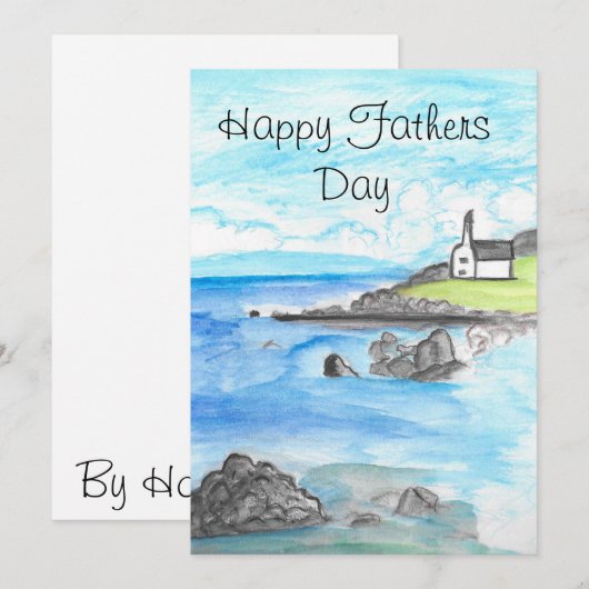 Vatertagskarte Einladung (Vorne/Hinten)