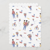 Vatertagskarte Einladung (Vorne/Hinten)