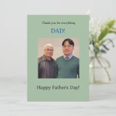 Vatertagskarte Feiertagskarte (Stehend Vorderseite)