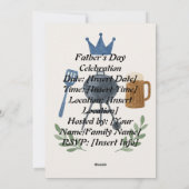 Vatertagskarte Feiertagskarte (Rückseite)