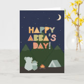 Vatertagskarte für Abba Karte (Gelbe Blume)